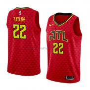 Maillot Atlanta Hawks Isaiah Taylor Statement 2017-18 Rouge