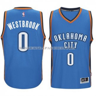 Maillot Authentique Oklahoma City Thunder Westbrook Bleu
