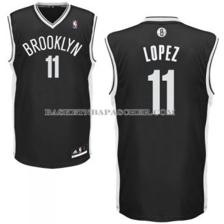 Maillot Brooklyn Nets Lopez Noir
