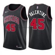 Maillot Chicago Bulls Denzel Valentine Statehombret 2017-18 Noir