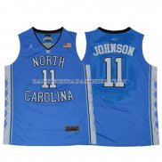 Maillot NCAA North Carolina Johnson Bleu