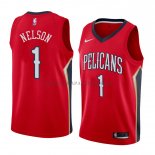 Maillot New Orleans Pelicans Jameer Nelson Statement 2018 Rouge