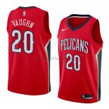 Maillot New Orleans Pelicans Rashad Vaughn Statement 2018 Rouge