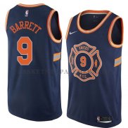 Maillot New York Knicks R.j. Barrett Ciudad 2019-20 Bleu