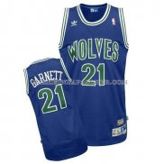 Maillot Retro Minnesota Timberwolves Garnett Bleu Vert
