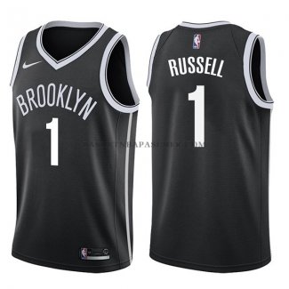 Maillot Brooklyn Nets D'angelo Russell Icon 2017-18 Noir