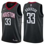 Maillot Houston Rockets Ryan Anderson Statehombret 2017-18 Noir