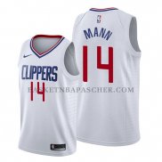 Maillot Los Angeles Clippers Terance Mann Association 2019-20 Blanc