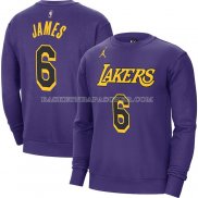 Maillot Manches Longues Los Angeles Lakers LeBron James 2022-23 Volet