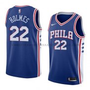 Maillot Philadelphia 76ers Richaun Holmes Icon 2018 Bleu