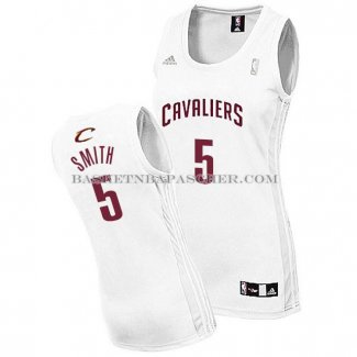 Maillot Femme Cleveland Cavaliers Smith Blanc