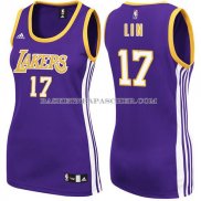 Maillot Femme Los Angeles Lakers Lin Purpura