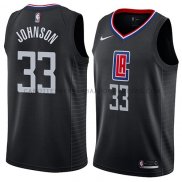 Maillot Los Angeles Clippers Wesley Johnson Statement 2018 Noir