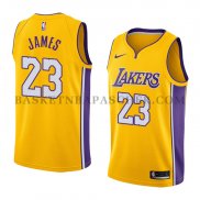 Maillot Los Angeles Lakers Lebron James Icon 2017-18 Jaune