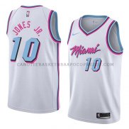 Maillot Miami Heat Derrick Jones Jr. Ciudad 2018 Blanc