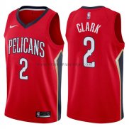 Maillot New Orleans Pelicans Ian Clark Statehombret 2017-18 Roug