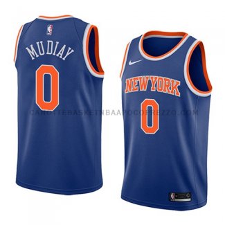 Maillot New York Knicks Emmanuel Mudiay Icon 2018 Bleu