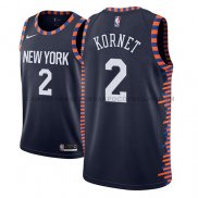 Maillot New York Knicks Luke Kornet Ciudad 2018-19 Bleu