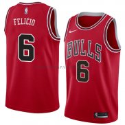 Maillot Chicago Bulls Cristiano Felicio Icon 2018 Rouge