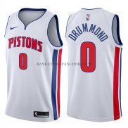 Maillot Detroit Pistons Andre Drummond Association 2017-18 Blanc
