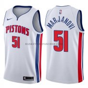 Maillot Detroit Pistons Boban Marjanovic Association 2017-18 Bla