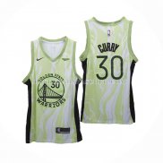 Maillot Golden State Warriors Stephen Curry Fashion Royalty Vert