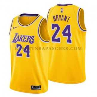 Maillot Los Angeles Lakers Kobe Bryant Icon 24 2018-19 Jaune