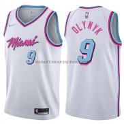 Maillot Miami Heat Kelly Olynyk Ciudad 2017-18 Blanc