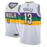 Maillot New Orleans Pelicans Cheick Diallo Ciudad 2018-19 Blanc