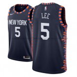 Maillot New York Knicks Courtney Lee Ciudad 2018-19 Bleu