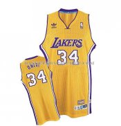 Maillot Retro Los Angeles Lakers O'Neal Jaune
