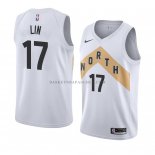 Maillot Toronto Raptors Jeremy Lin Ville 2018 Blanc