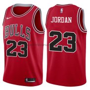 Maillot Authentique Chicago Bulls Jordan 2017-18 Rouge