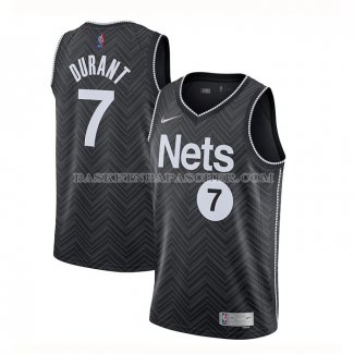 Maillot Brooklyn Nets Kevin Durant Earned 2020-21 Noir