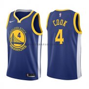 Maillot Golden State Warriors Quinn Cook Icon 2017-18 Bleu