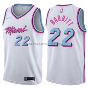 Maillot Miami Heat Luke Babbitt Ciudad 2017-18 Blanc