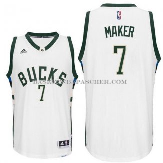 Maillot Milwaukee Bucks Maker Blanc