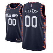 Maillot New York Knicks Enes Kanter Ciudad 2018-19 Bleu