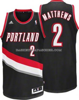 Maillot Portland Trail Blazers Matthews Noir