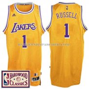 Maillot Retro Los Angeles Lakers Russell Jaune