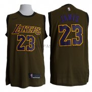 Maillot Los Angeles Lakers Lebron James Nike 23 Vert