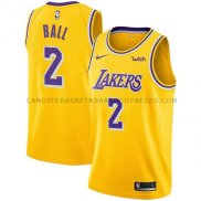 Maillot Los Angeles Lakers Lonzo Ball Icon 2018 Jaune