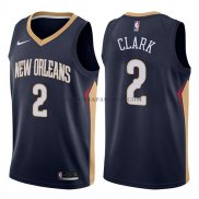 Maillot New Orleans Pelicans Ian Clark Icon 2017-18 Bleu