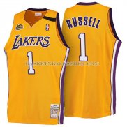 Maillot Retro 1999-00 Los Angeles Lakers Russell Jaune