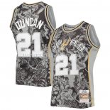 Maillot San Antonio Spurs Tim Duncan NO 21 Special Year of The Tiger Noir.