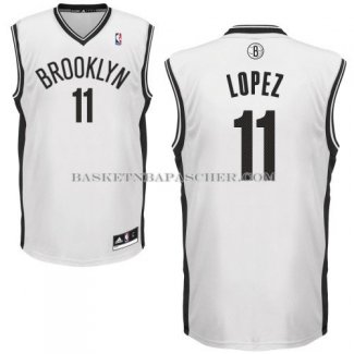 Maillot Brooklyn Nets Lopez Blanc