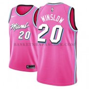 Maillot Miami Heat Justise Winslow Earned 2018-19 Rosa