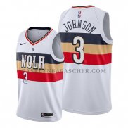 Maillot New Orleans Pelicans Stanley Johnson Earned Blanc