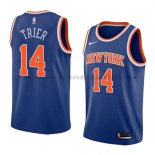 Maillot New York Knicks Allonzo Trier Icon 2018 Bleu