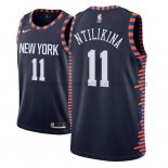 Maillot New York Knicks Frank Ntilikina Ciudad 2018-19 Bleu